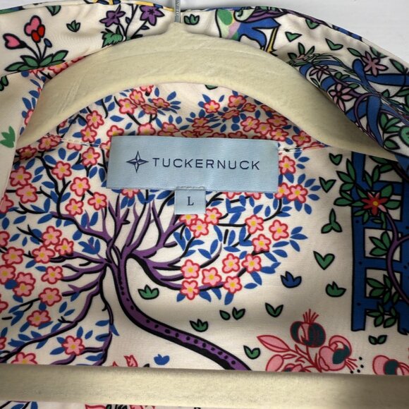 Tuckernuck Garden Print Tunic Top – Size Large - Picture 2 of 3